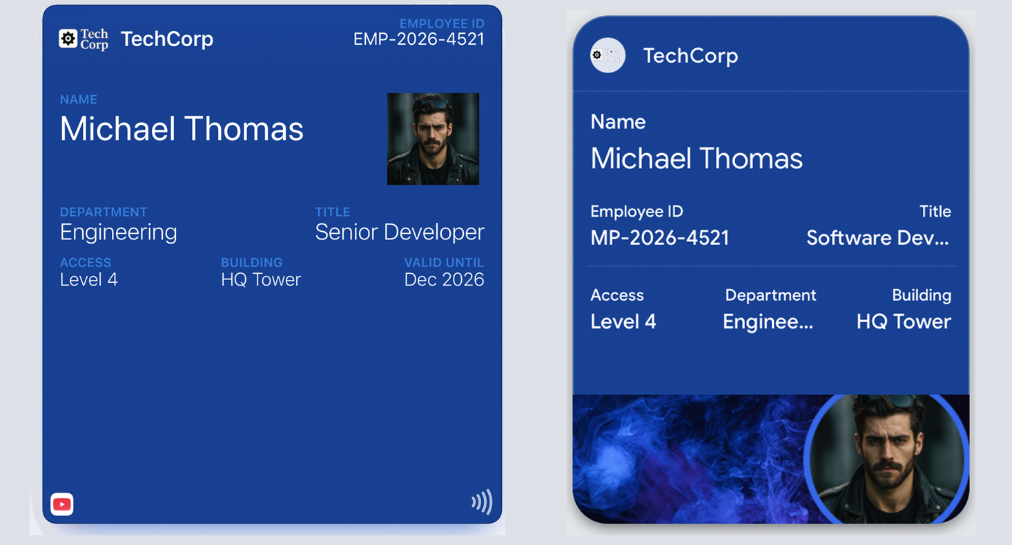 Apple Wallet vs Google Wallet access pass comparison